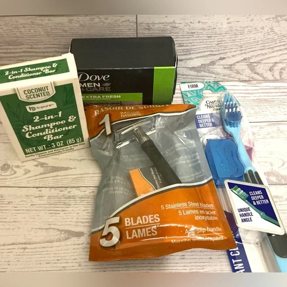 Mens Prepared Classic Toiletry Travel Bag Bundle - Picture 9 of 10